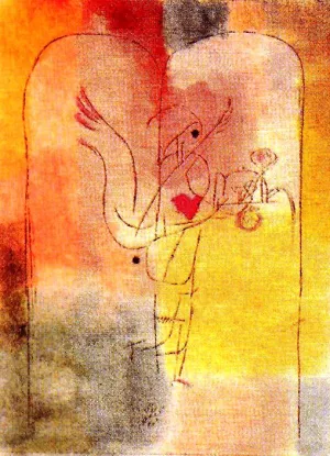 A Genius Serves a Small Breakfast Oil Painting by Paul Klee