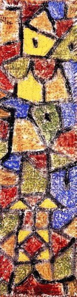 A Kind of Skycraper by Paul Klee Oil Painting Reproduction