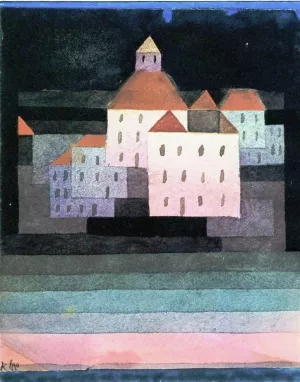 A Little Memory of Nymphenburg Oil Painting by Paul Klee