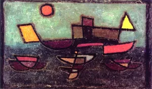 Afbahrender Oil Painting by Paul Klee