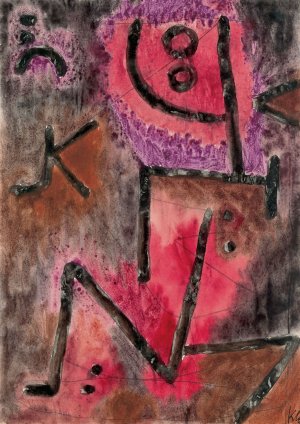 After Annealing Oil Painting by Paul Klee