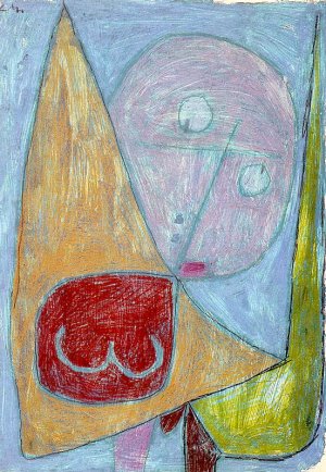 Angel Still Feminine by Paul Klee Oil Painting Reproduction