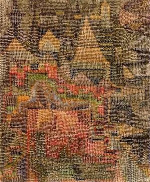 Castle Garden Oil Painting by Paul Klee