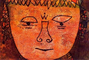 Child Consecrated to Suffering Wehgeweihtes Kind by Paul Klee Oil Painting Reproduction