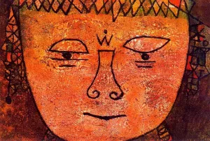 Child Consecrated to Suffering Wehgeweihtes Kind Oil Painting by Paul Klee