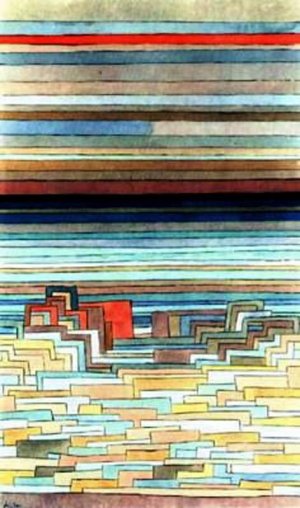 City on a Lagoon by Paul Klee Oil Painting Reproduction