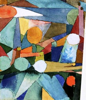 Colour Shapes by Oil Painting Reproduction