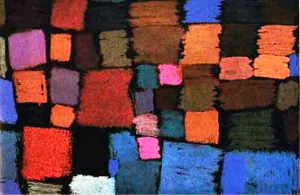 Coming to Bloom Oil Painting by Paul Klee