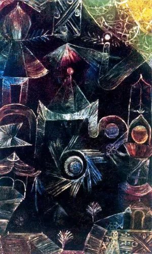 Cosmic Architecture Oil Painting by Paul Klee