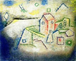 Country House in the North Oil Painting by Paul Klee