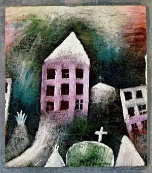 Destroyed Place Oil Painting by Paul Klee