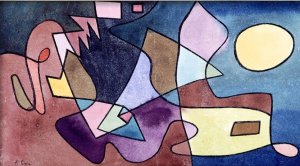 Dramatic Landscape by Paul Klee Oil Painting Reproduction