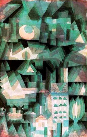 Dream City Oil Painting by Paul Klee