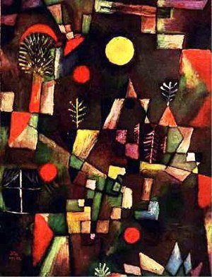 Full Moon by Paul Klee Oil Painting Reproduction