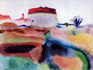 Gartenerei bei Munchen Oil Painting by Paul Klee