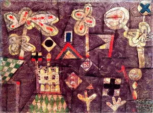 Gingerbread Picture Oil Painting by Paul Klee