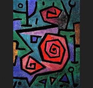 Heroic Roses by Paul Klee Oil Painting Reproduction