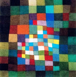 In the Desert Oil Painting by Paul Klee