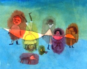 Kindergruppe by Paul Klee Oil Painting Reproduction