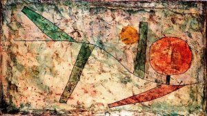 Landscape in the Beginning by Paul Klee Oil Painting Reproduction