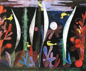 Landscape with Yellow Birds Oil Painting by Paul Klee