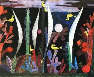 Landscape with Yellow Birds Oil Painting by Paul Klee