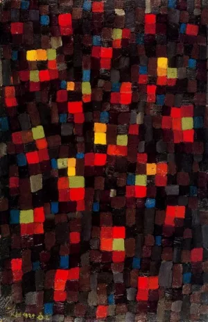 Like a Wiindow Pane Oil Painting by Paul Klee