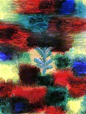 Little Tree Amid Shrubbery by Oil Painting Reproduction