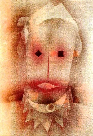 Monsieur Perlenschwein Oil Painting by Paul Klee