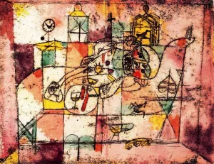 Moribundus Oil Painting by Paul Klee