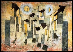 Mural from The Temple of Longing Oil Painting by Paul Klee