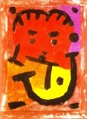 Musician Oil Painting by Paul Klee