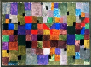 Northern Village II Oil Painting by Paul Klee