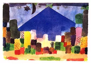 Notte Egiziana Oil Painting by Paul Klee