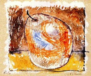 Pineapple Pear Oil Painting by Paul Klee