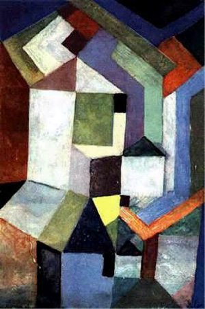 Pious Northern Landscape by Paul Klee Oil Painting Reproduction