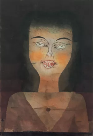 Possessed Girl Oil Painting by Paul Klee