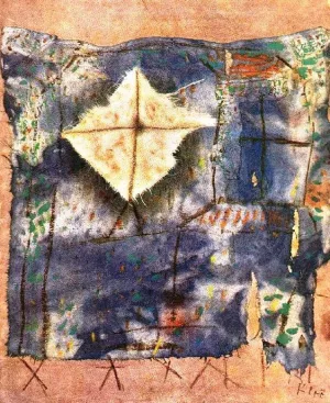 Ravaged Land Oil Painting by Paul Klee