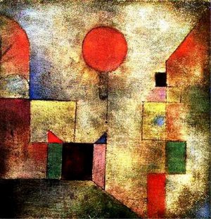 Red Balloon by Paul Klee Oil Painting Reproduction