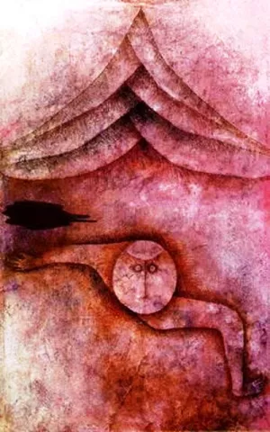 Refuge Oil Painting by Paul Klee