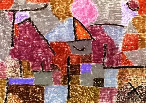 Scenery near Pasch Oil Painting by Paul Klee