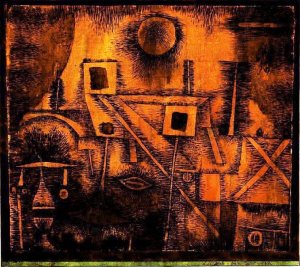 Scenic-Physiognomic Oil Painting by Paul Klee