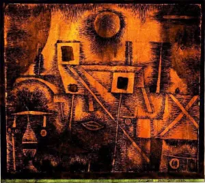 Scenic-Physiognomic Oil Painting by Paul Klee