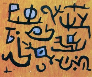 Schwimm Fahiges Oil Painting by Paul Klee