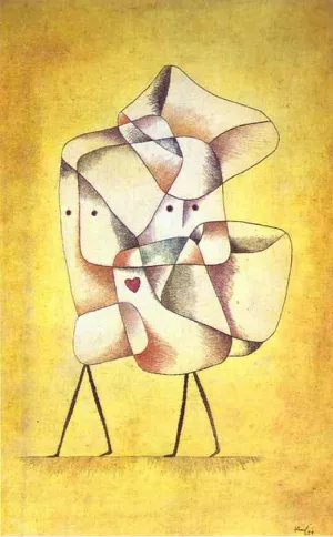 Siblings Oil Painting by Paul Klee