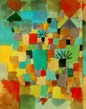 Southern (Tunisian) Gardens by Paul Klee Oil Painting Reproduction