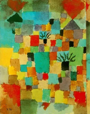 Southern (Tunisian) Gardens Oil Painting by Paul Klee