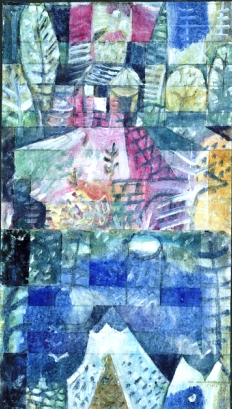 Souvenir Picture of a Trip Oil Painting by Paul Klee