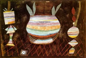 Still Life with Dice Oil Painting by Paul Klee