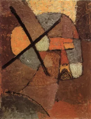 Struck from the List Oil Painting by Paul Klee